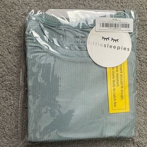 Little Sleepies Limited Edition Stormy Ribbed 2 Piece PJ Set Size 12/14